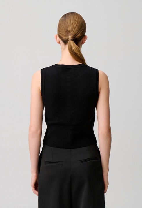 Button-Up Knitted Top