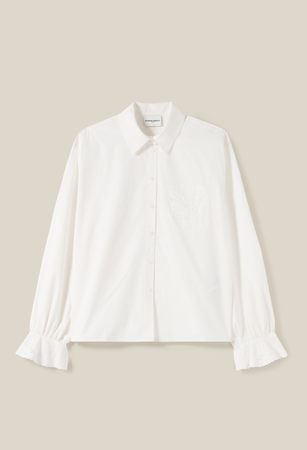 Embroidered White Shirt