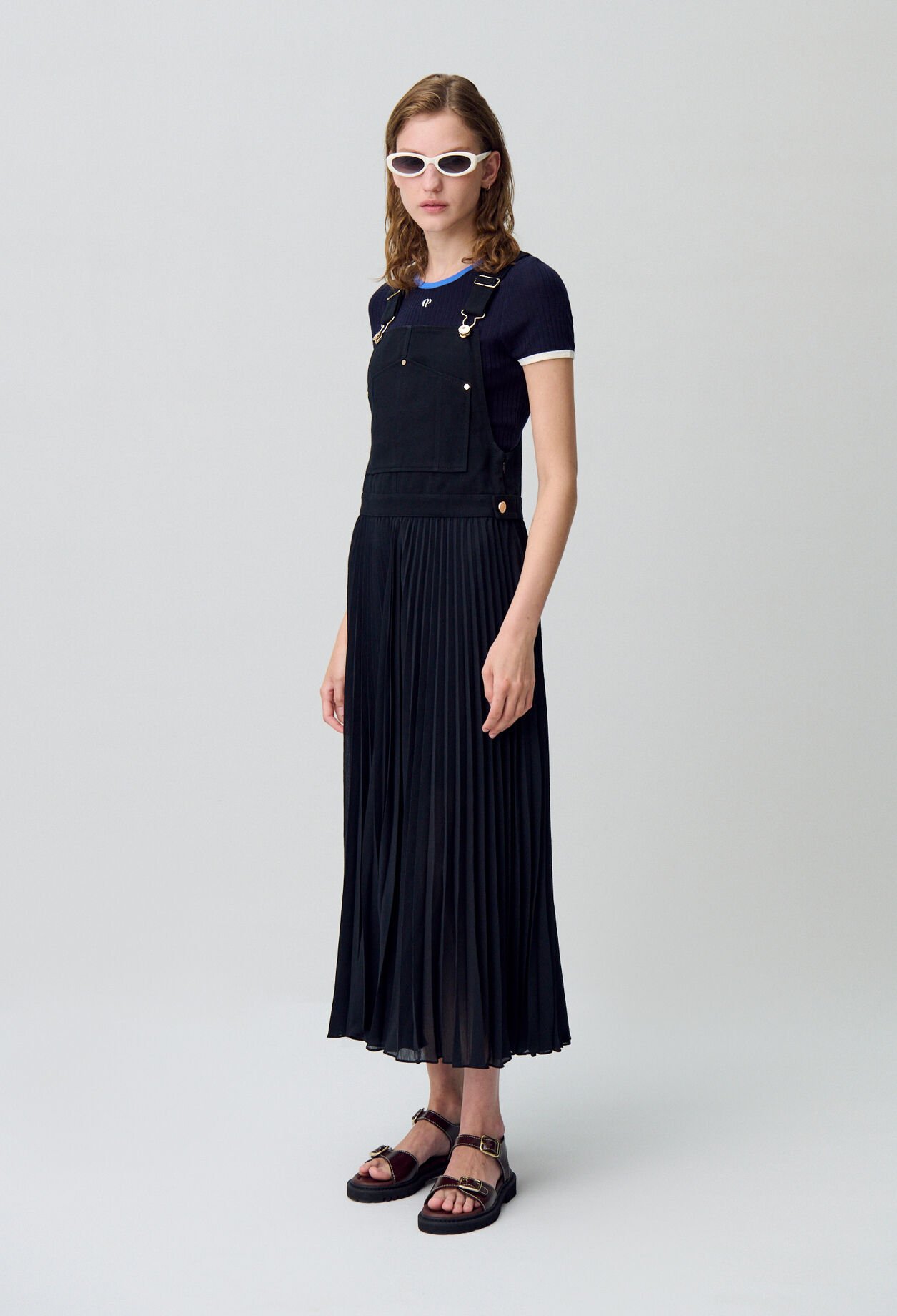 Pleated Maxi Dress