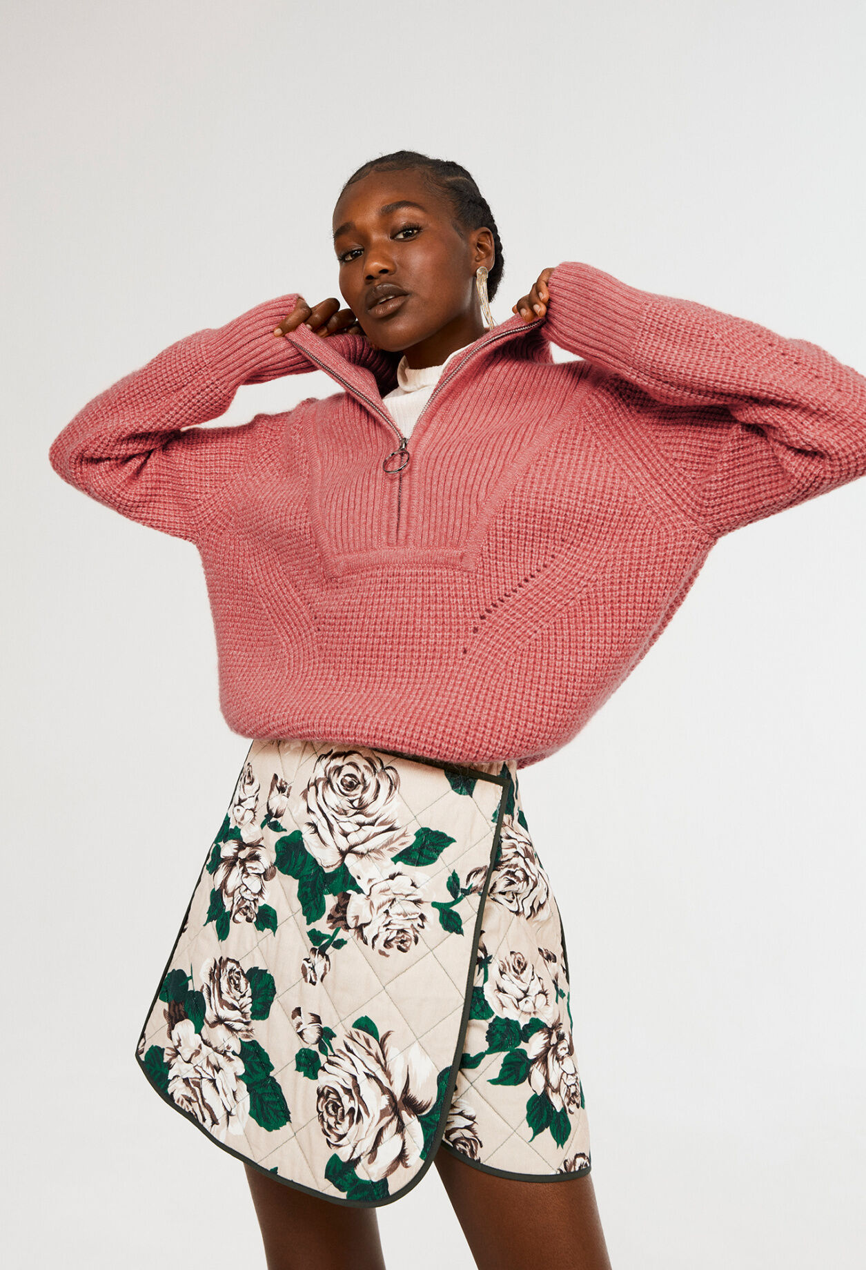 Zip-up pullover