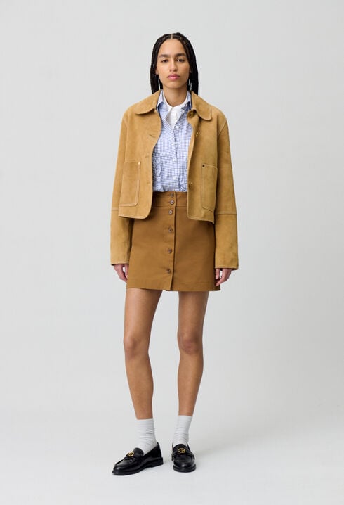 Short Skirt with Buttons