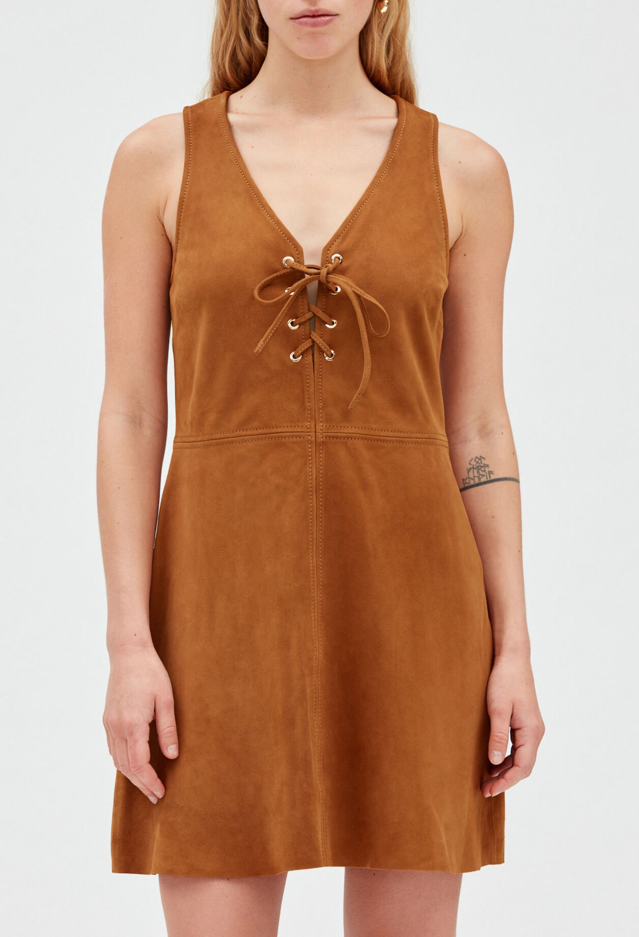 Suede dress