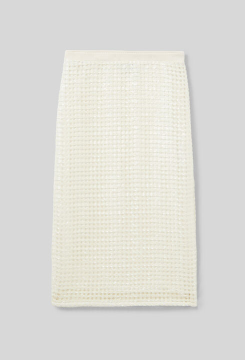 Crochet midi skirt