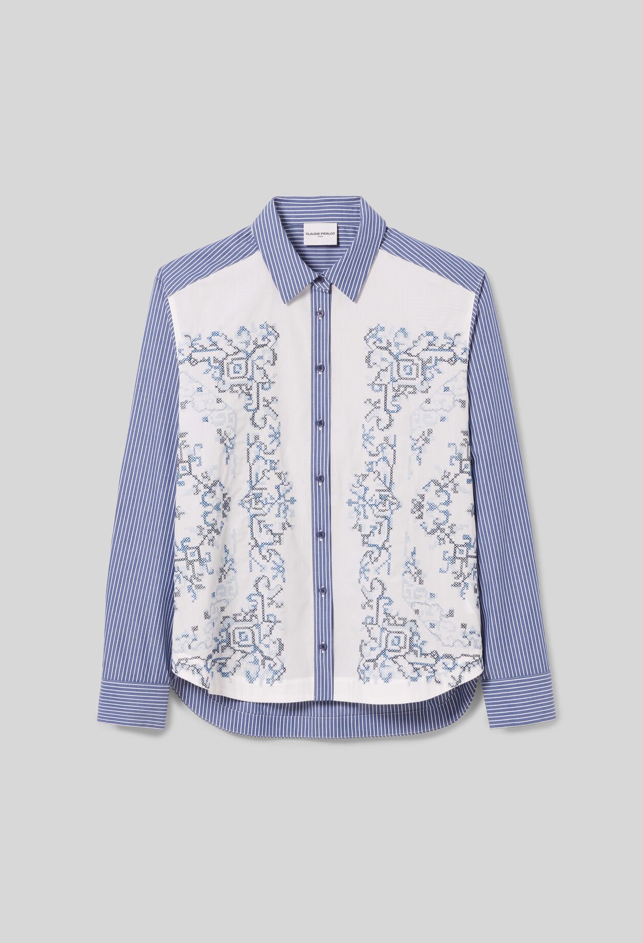 Striped cotton shirt