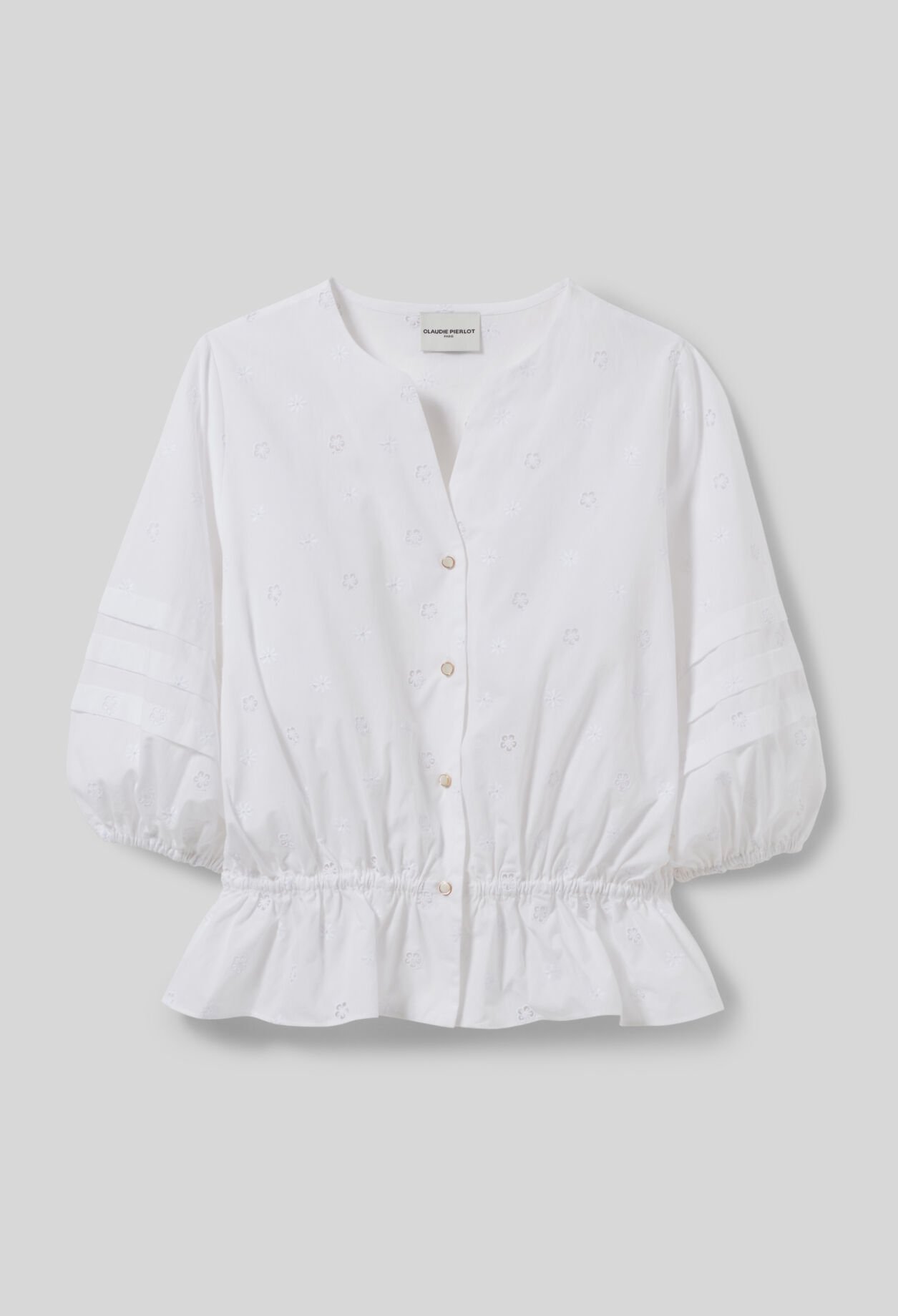Embroidered Stretch Shirt