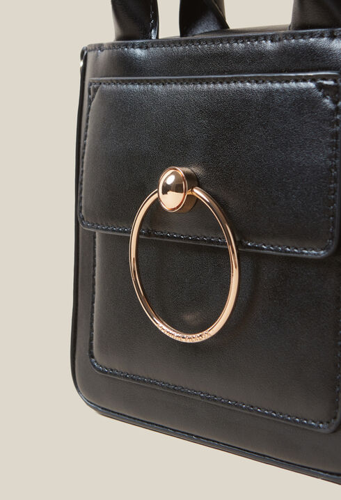 Mini Anouck smooth leather bag