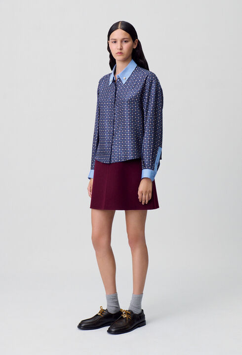 Silk Printed Shirt