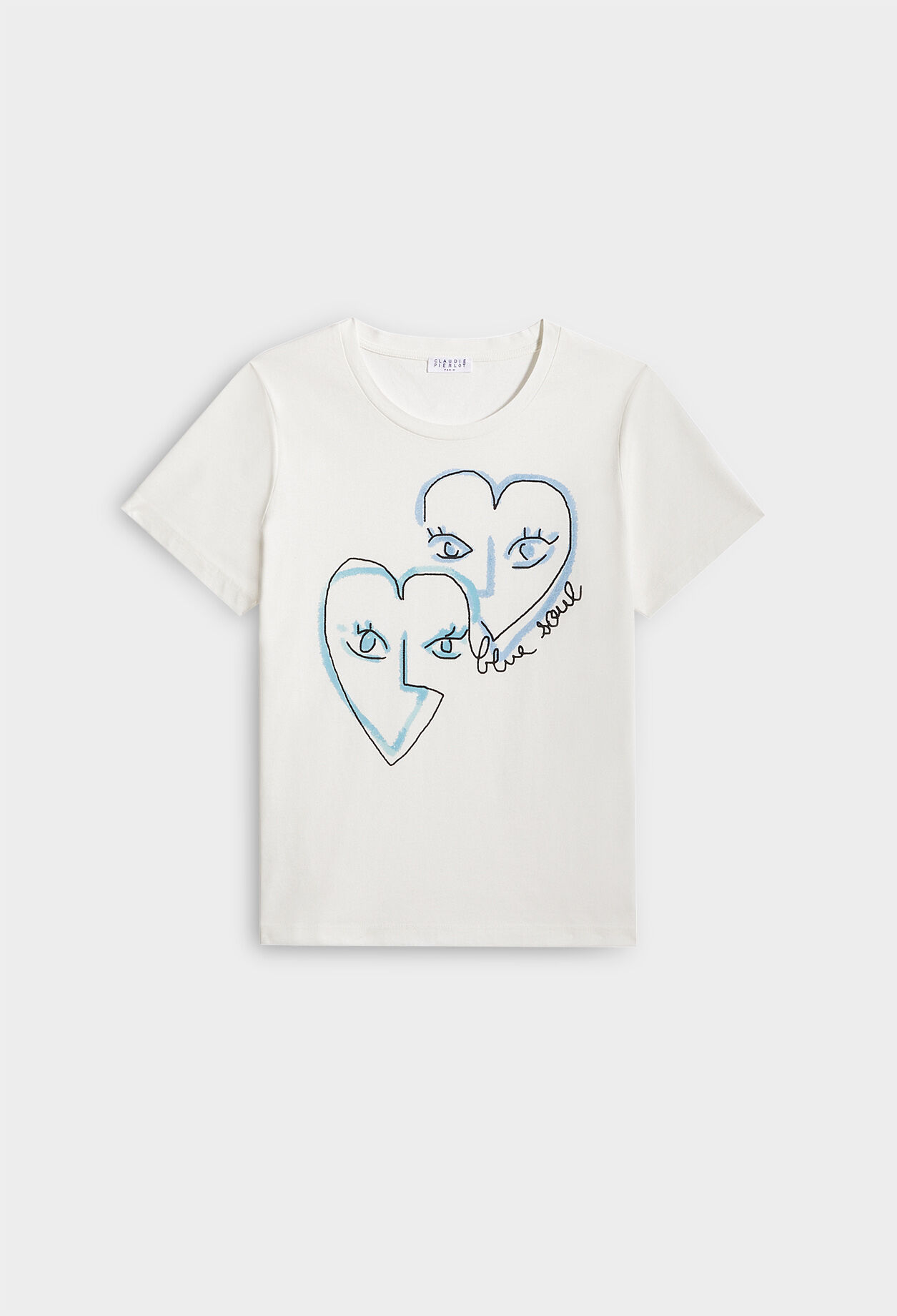 Organic cotton screen-printed T-shirt