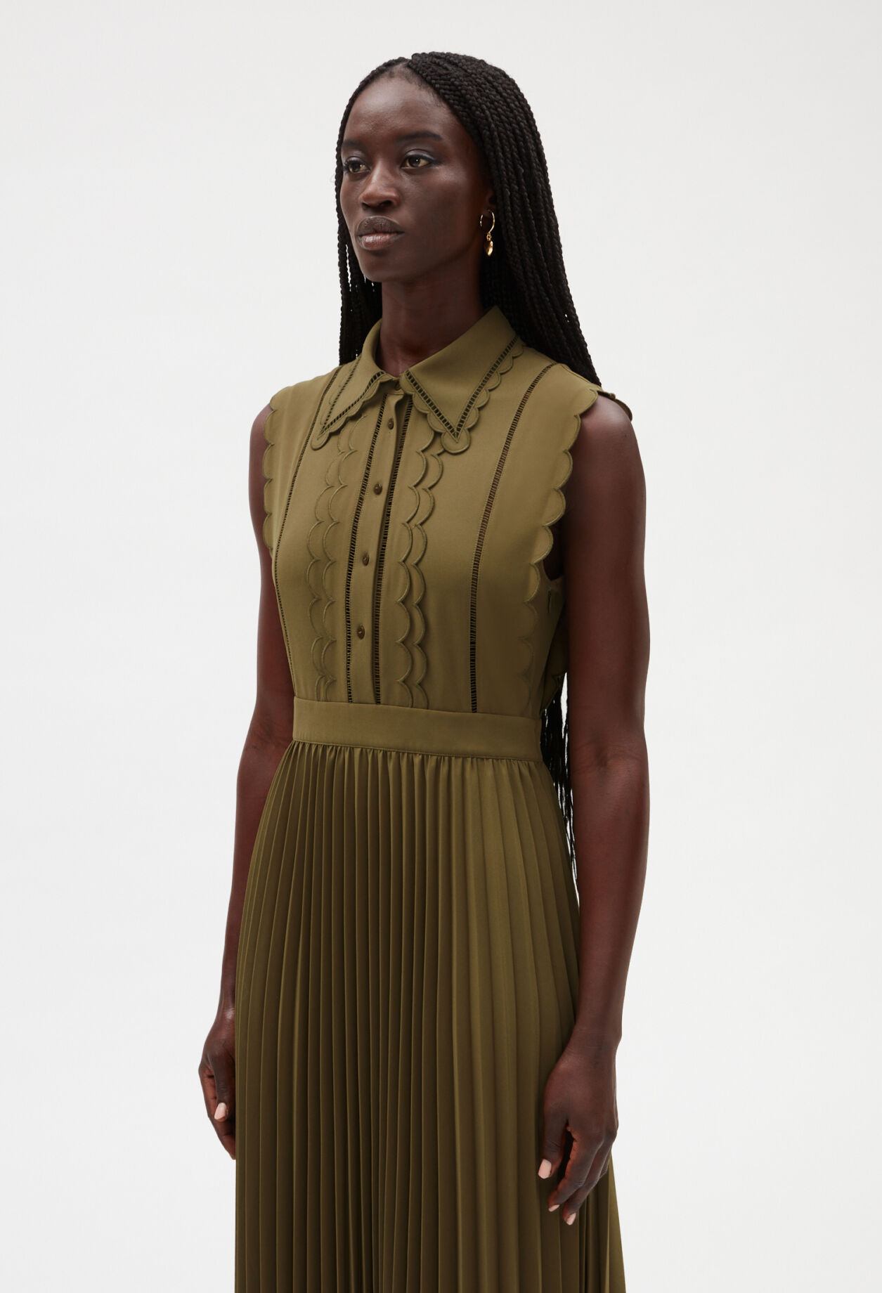 Long khaki dress
