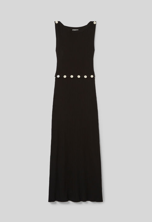 Mid-length knitted dress