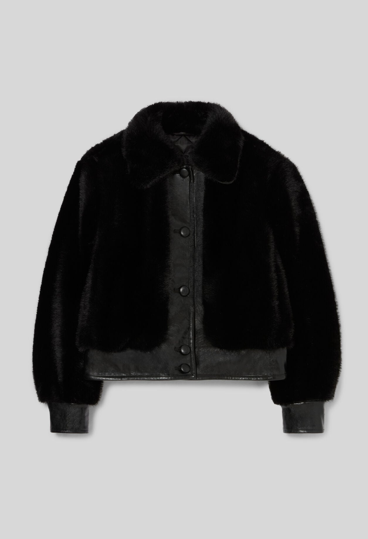 Short faux fur jacket