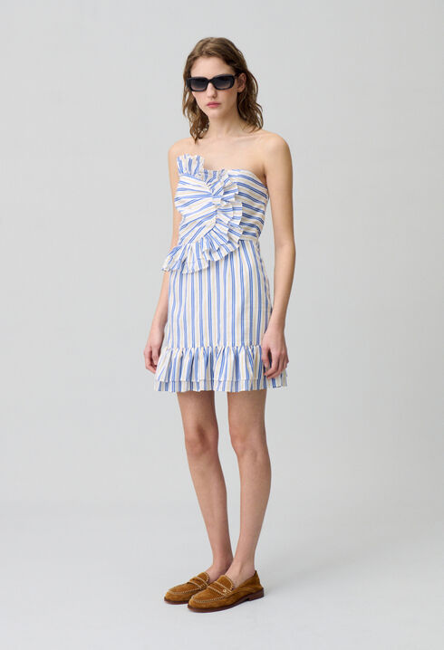 Frilled Short Dress