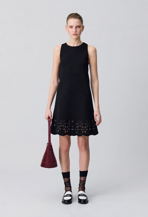 Short Dress in Fine Knit