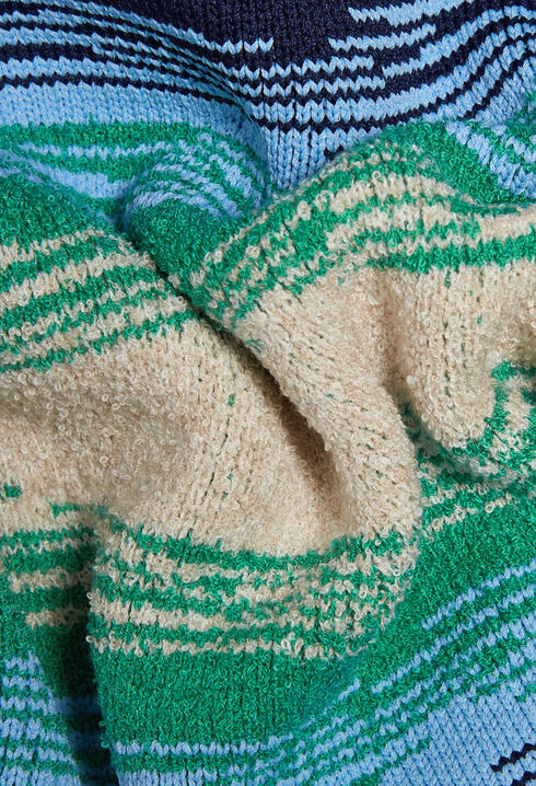 Multi-colour knit skirt