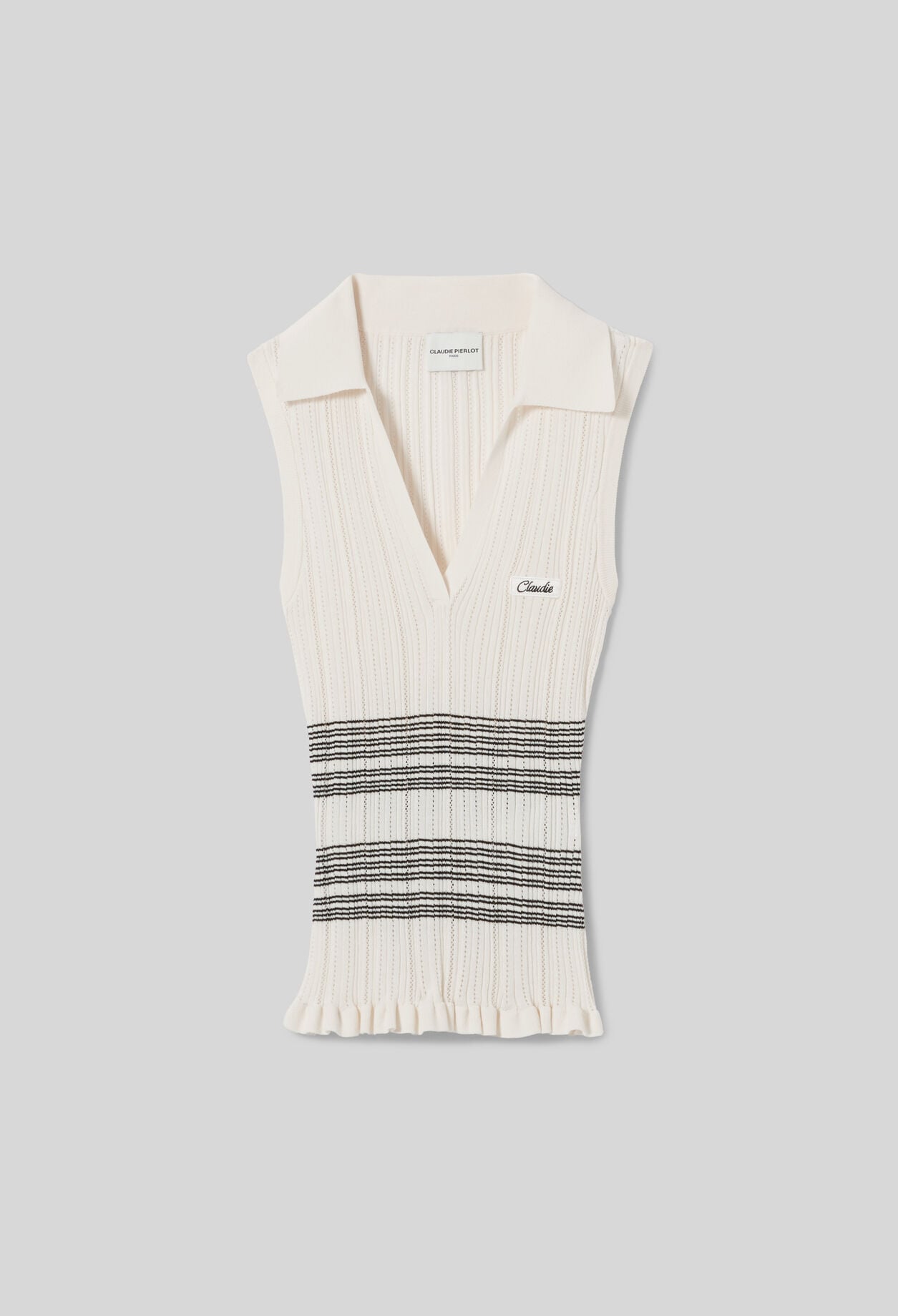 Fine knit top