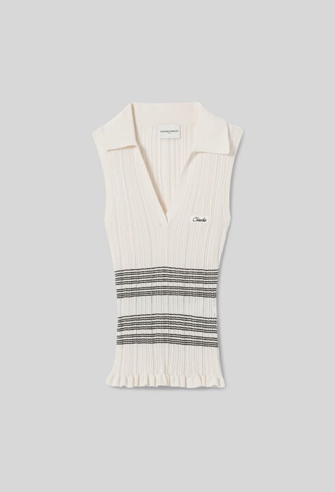 Fine knit top