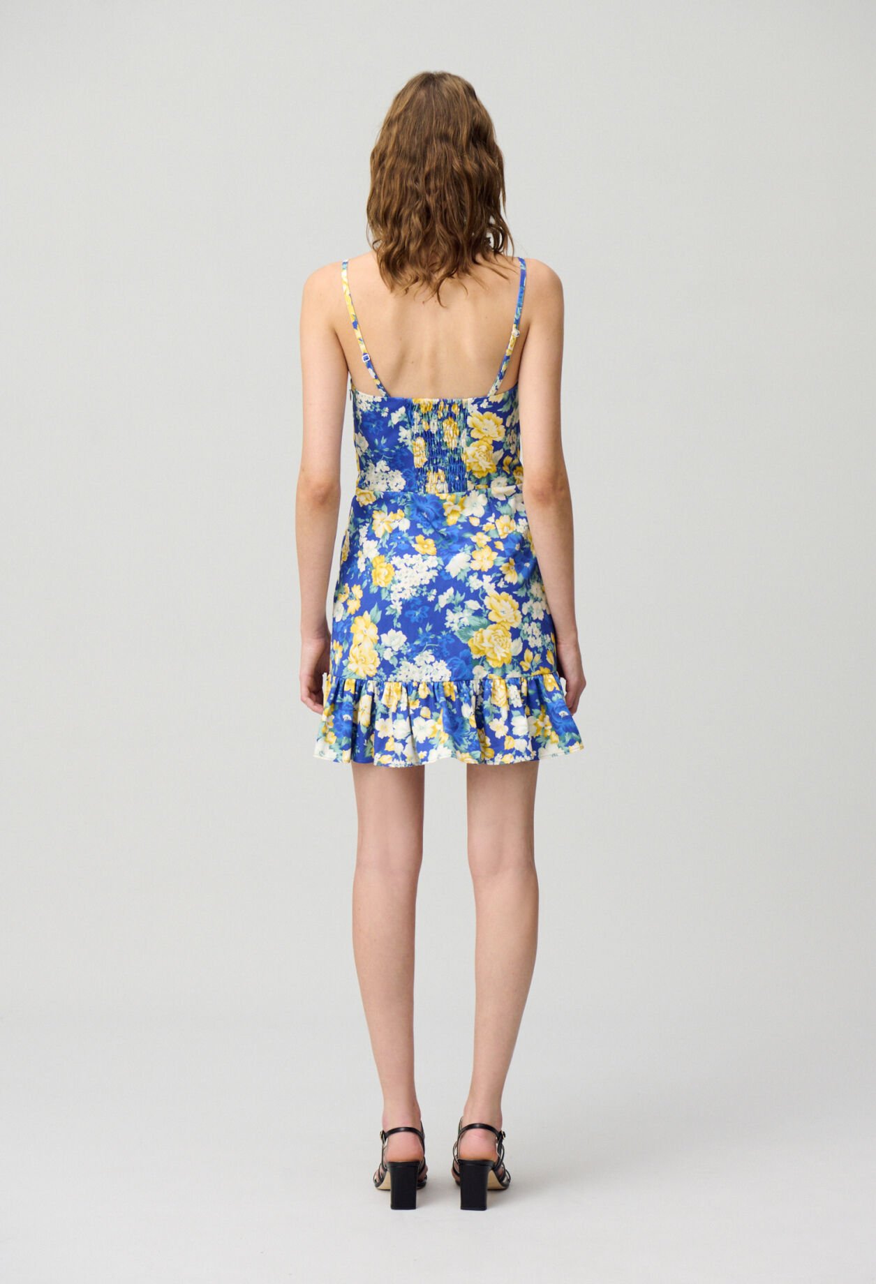 Frilled Short Dress