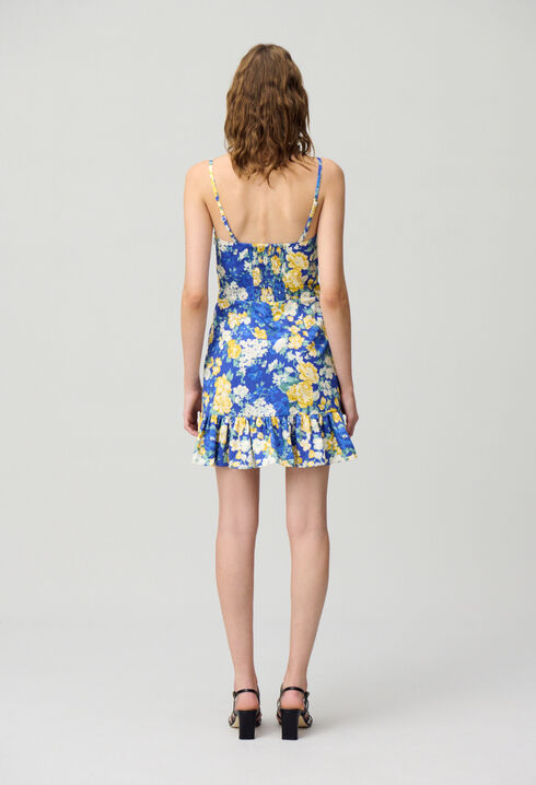 Frilled Short Dress