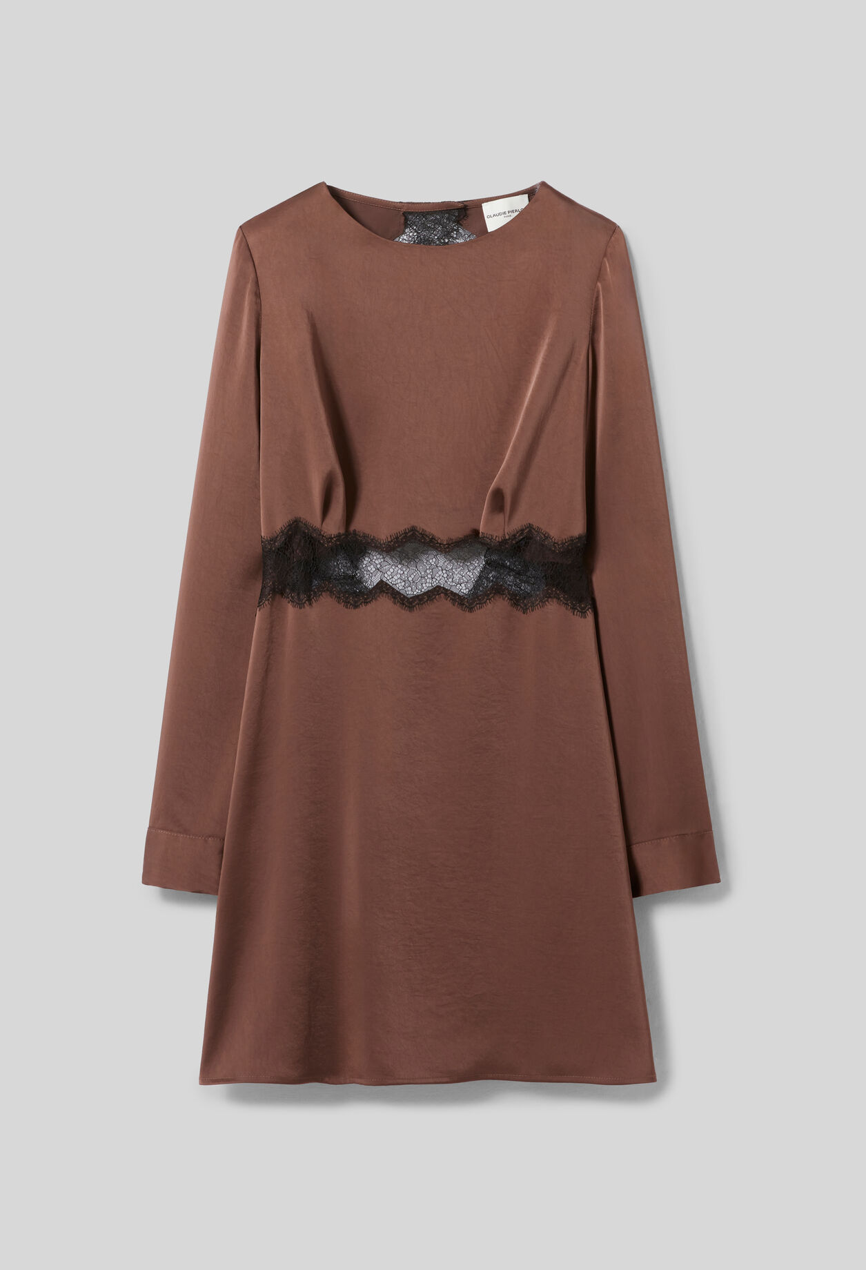 Satin flowly mini dress