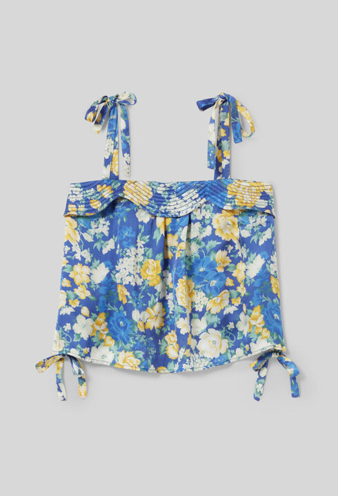 Printed Strappy Top