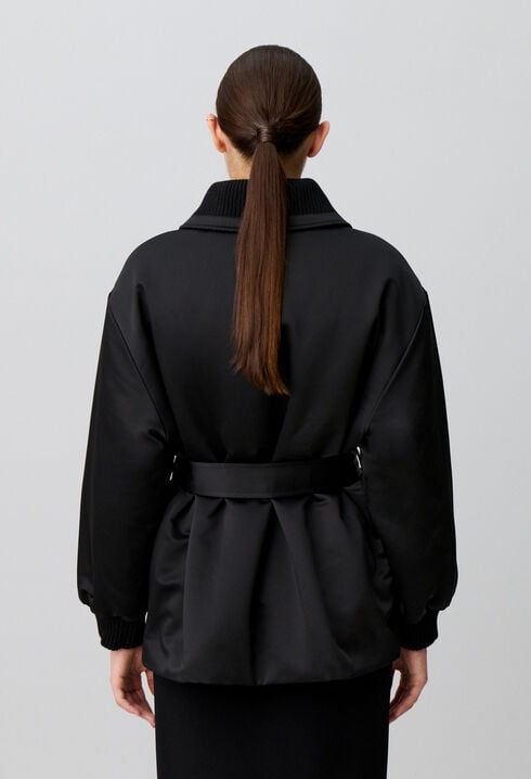 Satin Puffer Coat