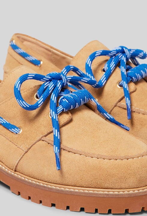 Belem boat shoes in suede leather