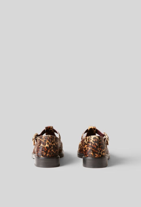 Leopard Leather Baby Shoes