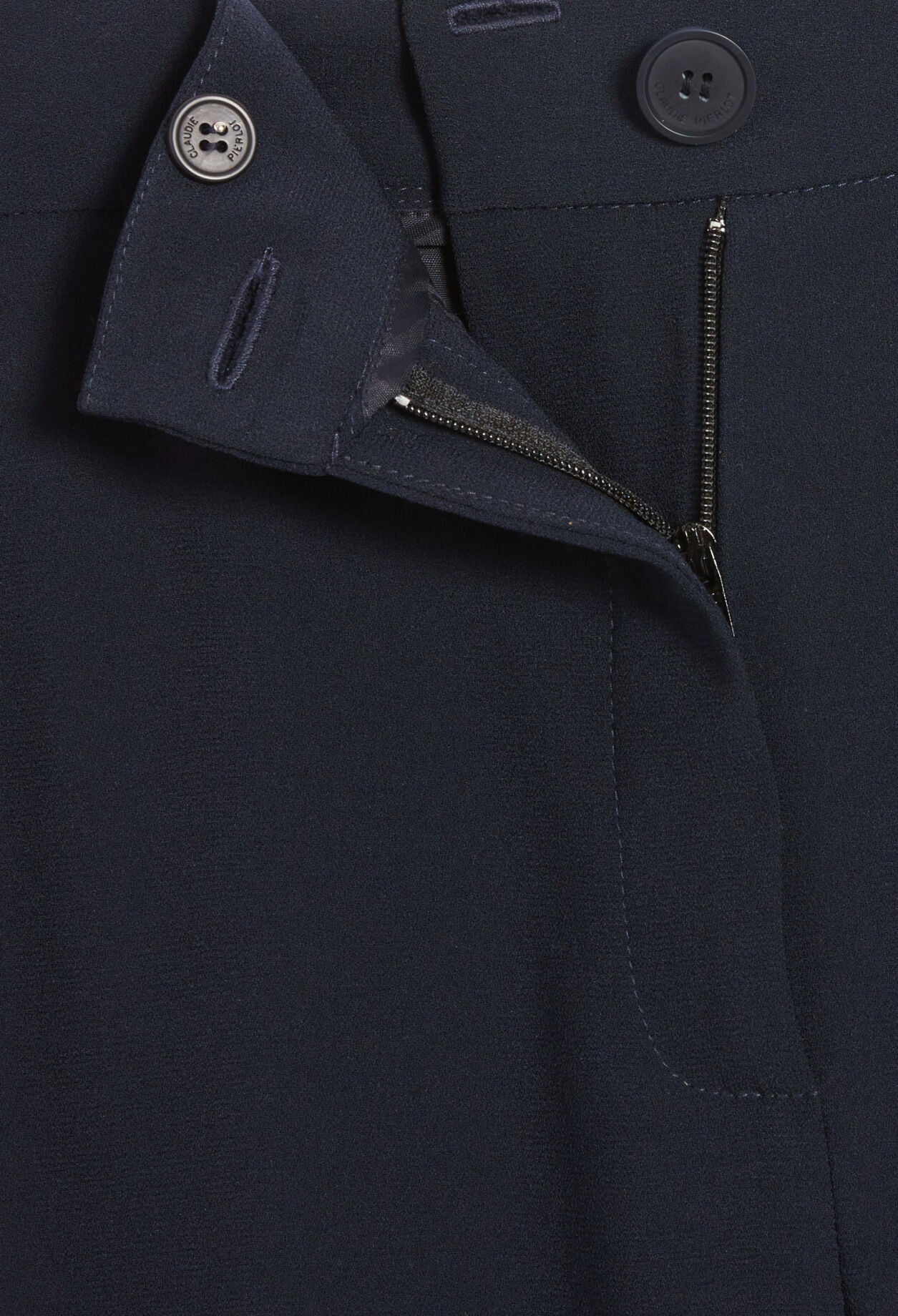 Navy blue suit trousers 