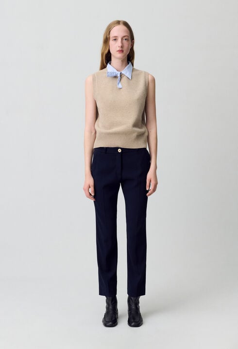Plain tailored trousers 