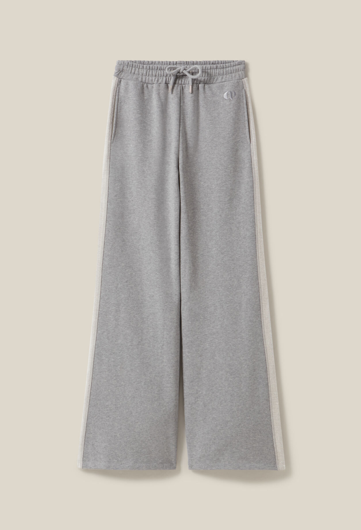 Contrasting grey comfort trousers