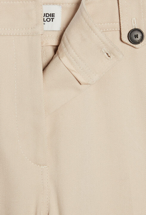 Beige cargo trousers