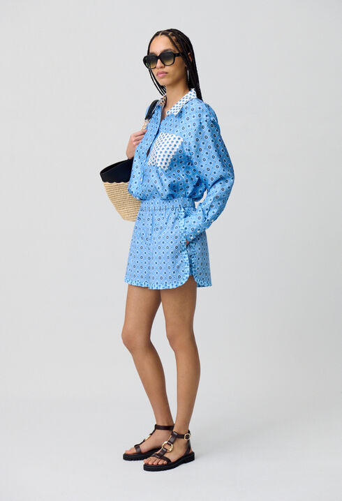 Printed Flowing Shorts