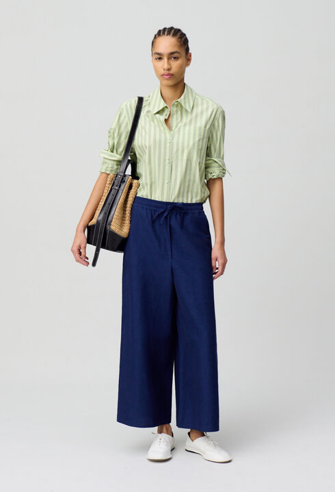 Wide Lightweight Trousers