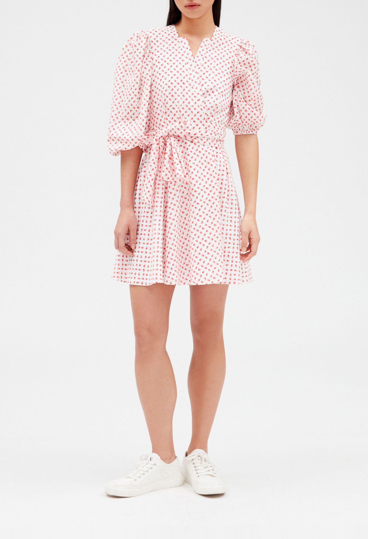 Short wraparound dress