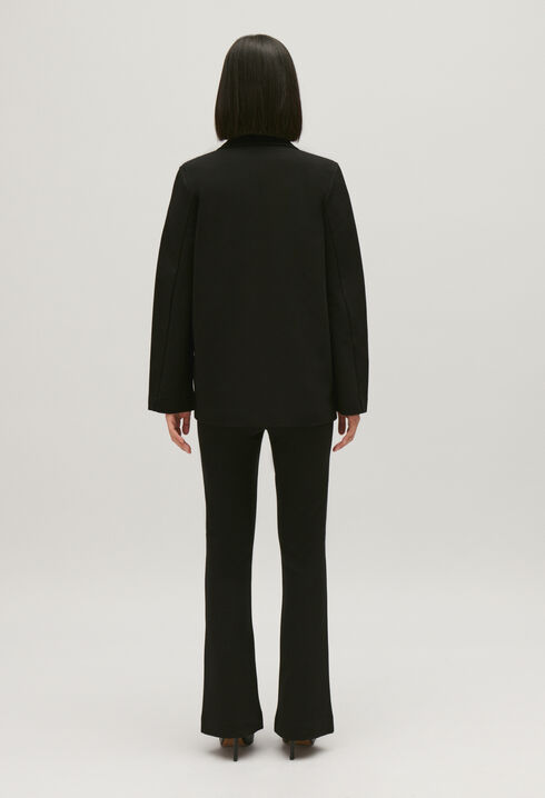 Black oversized suit jacket