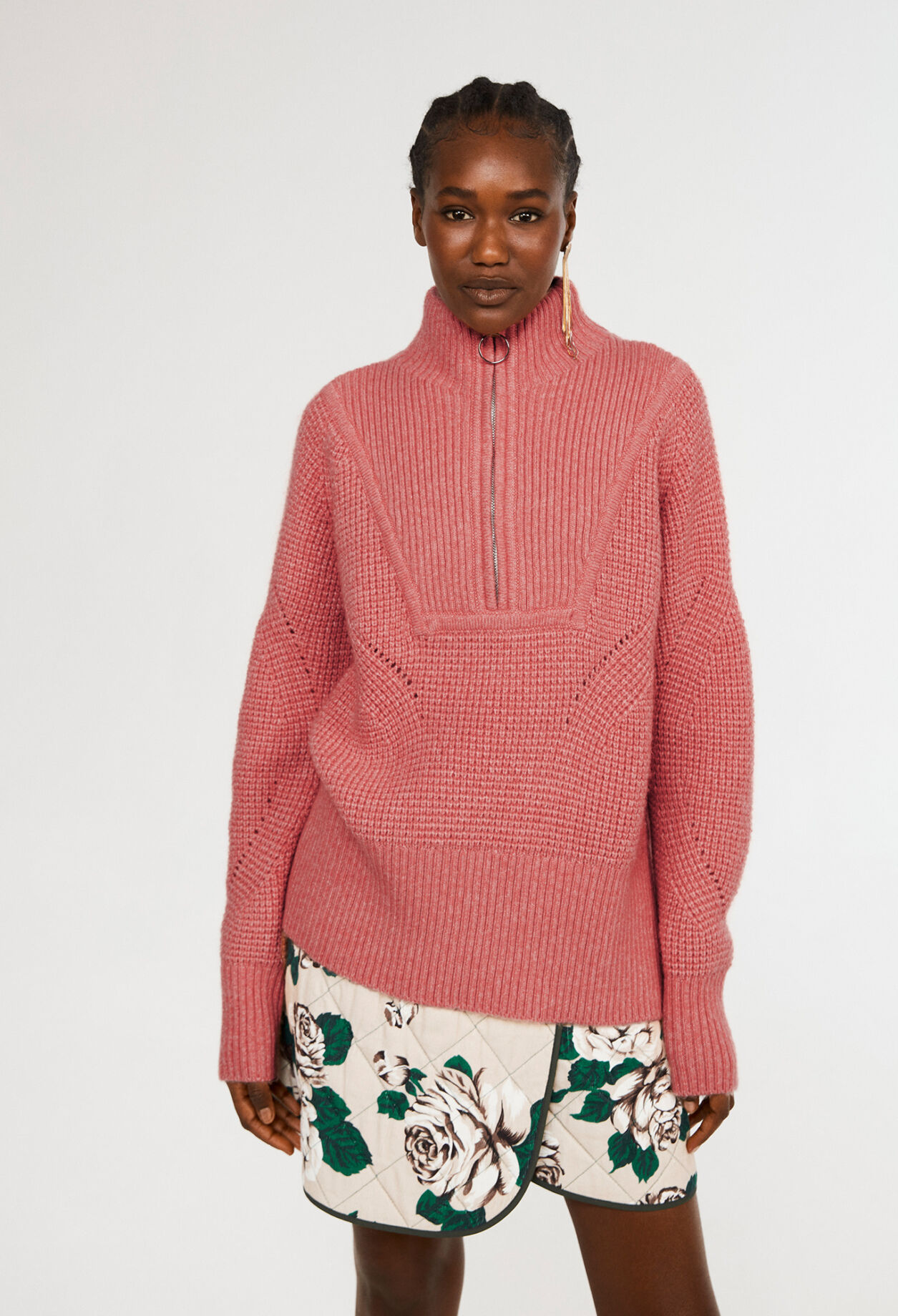 Zip-up pullover