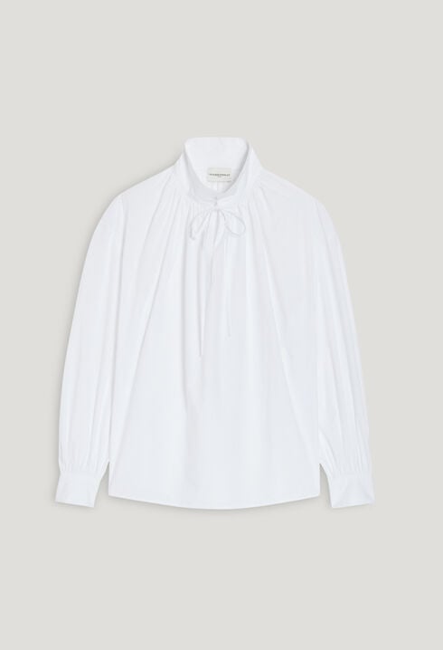 White poplin shirt