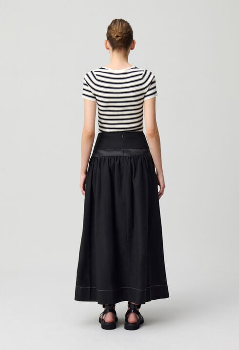 Long Basque Skirt