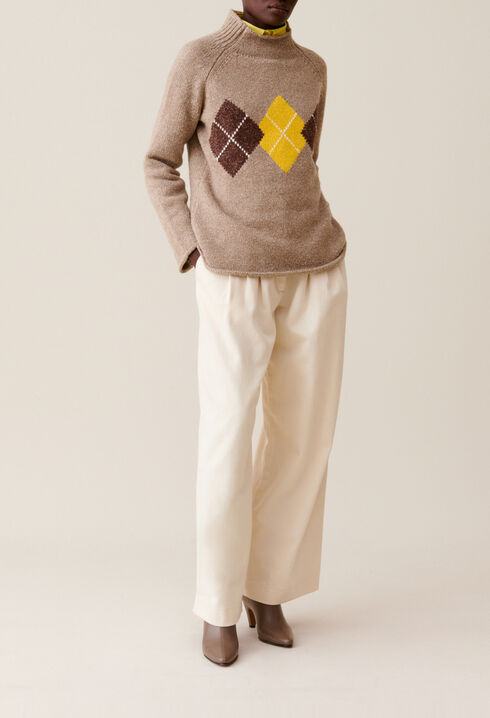 Oversized Roll-Neck Jumper