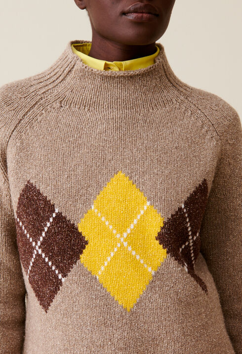 Oversized Roll-Neck Jumper