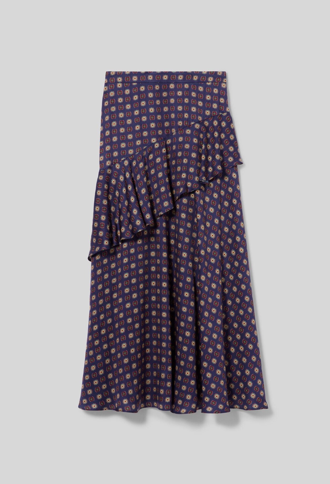 Flowy printed skirt