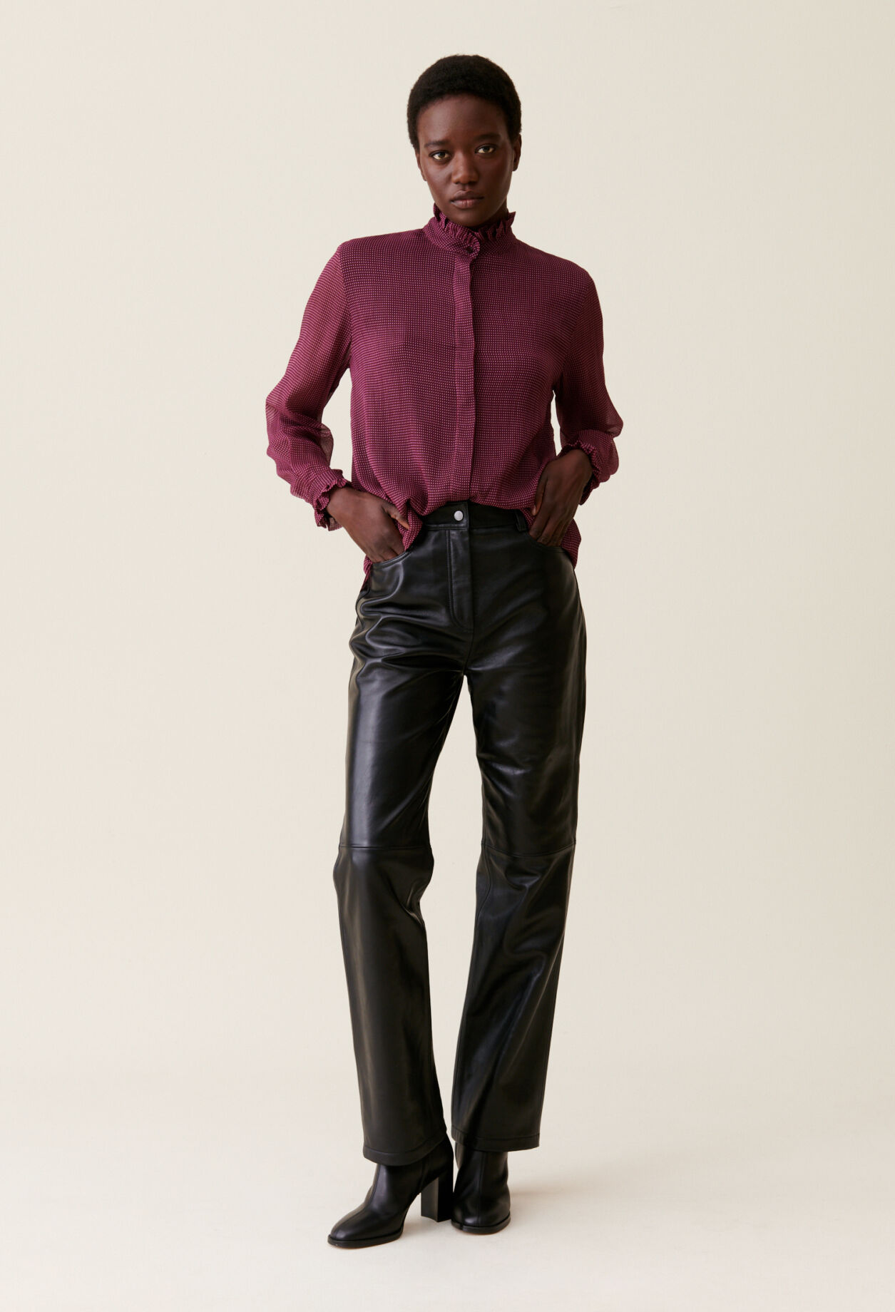 Flowy Checkered Shirt for women Claudie Pierlot