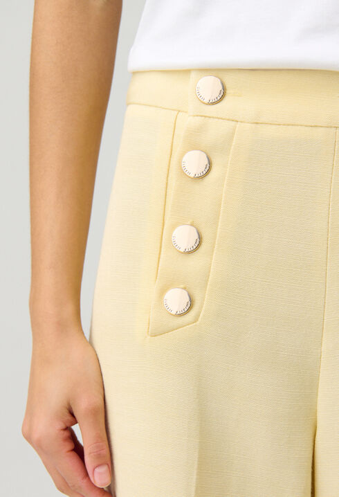Straight-Leg Sailor Trousers
