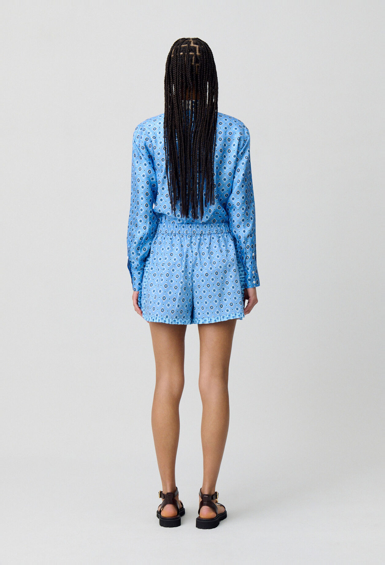 Printed Flowing Shorts
