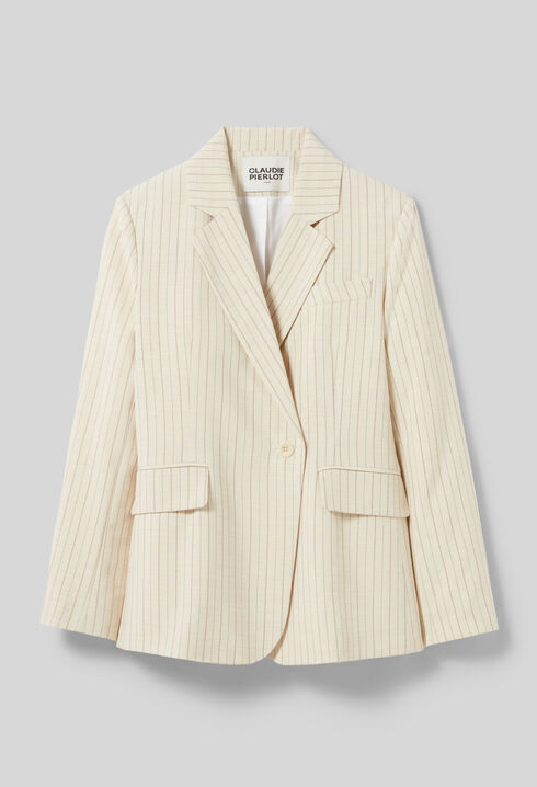 Striped blazer