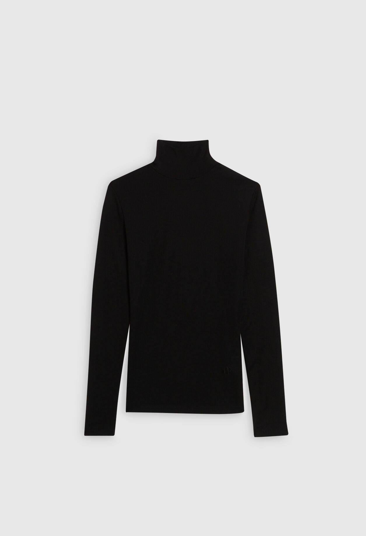 Roll-neck T-shirt