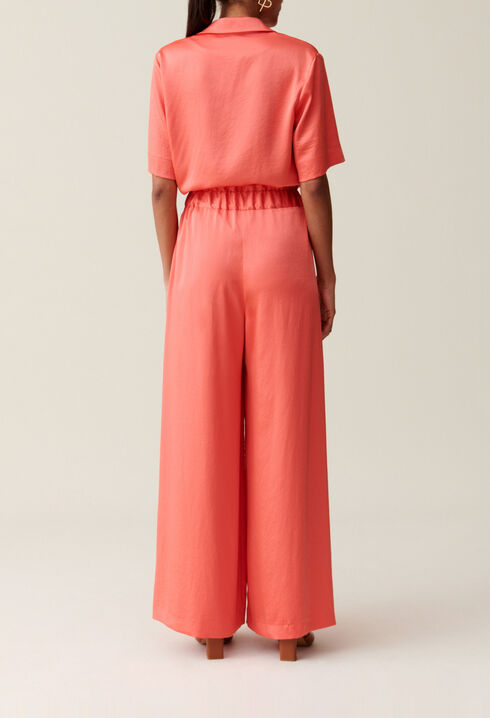 Satin Mandarin Trousers