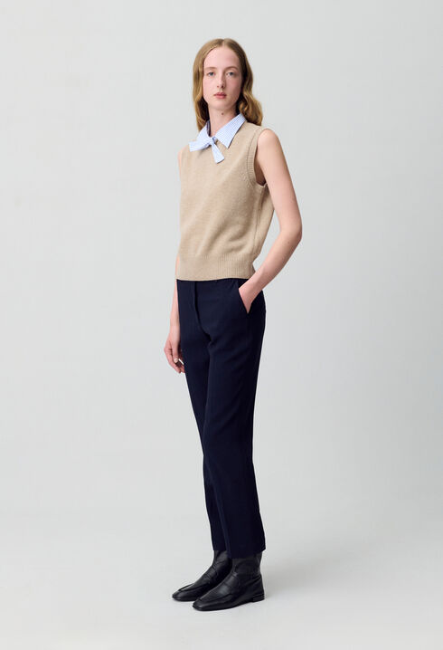 Plain tailored trousers 
