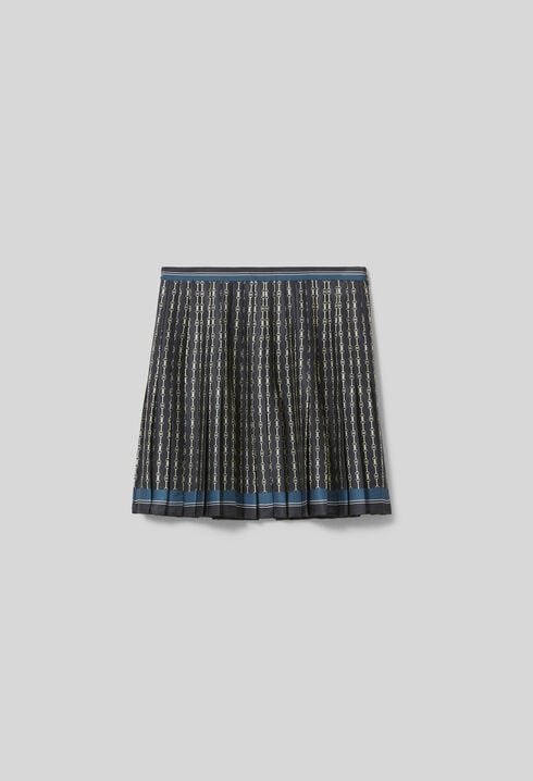 Pleated Mini Skirt