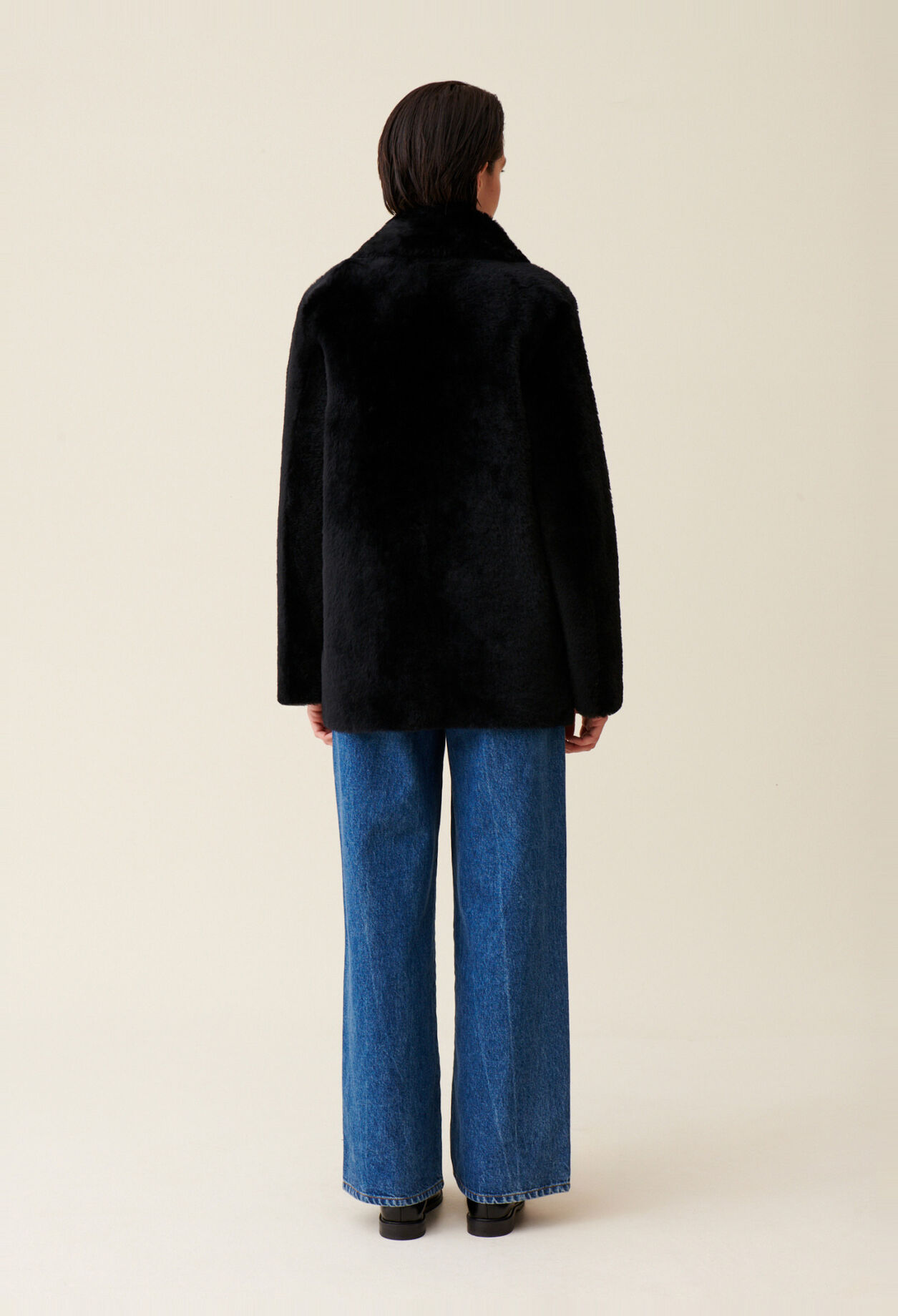 Zipped coat